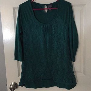 Green Maternity Blouse
